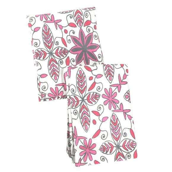 Throw Pillow Covers Boho Square Floral Swirls Doodles Pink Tribal Hippie - Picture 3 of 10